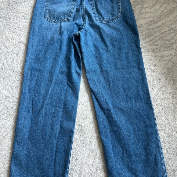Uniqlo Blue Flare Wide Leg Jeans - Picture 4 of 4